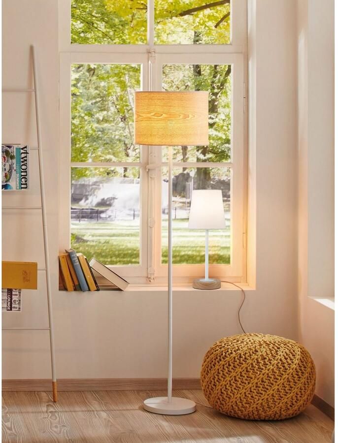 Paulmann Tafellamp Neordic Stellan max. 1x20W E27 Wit Hout 230V Stof Metaal (1 stuk) - Foto 2