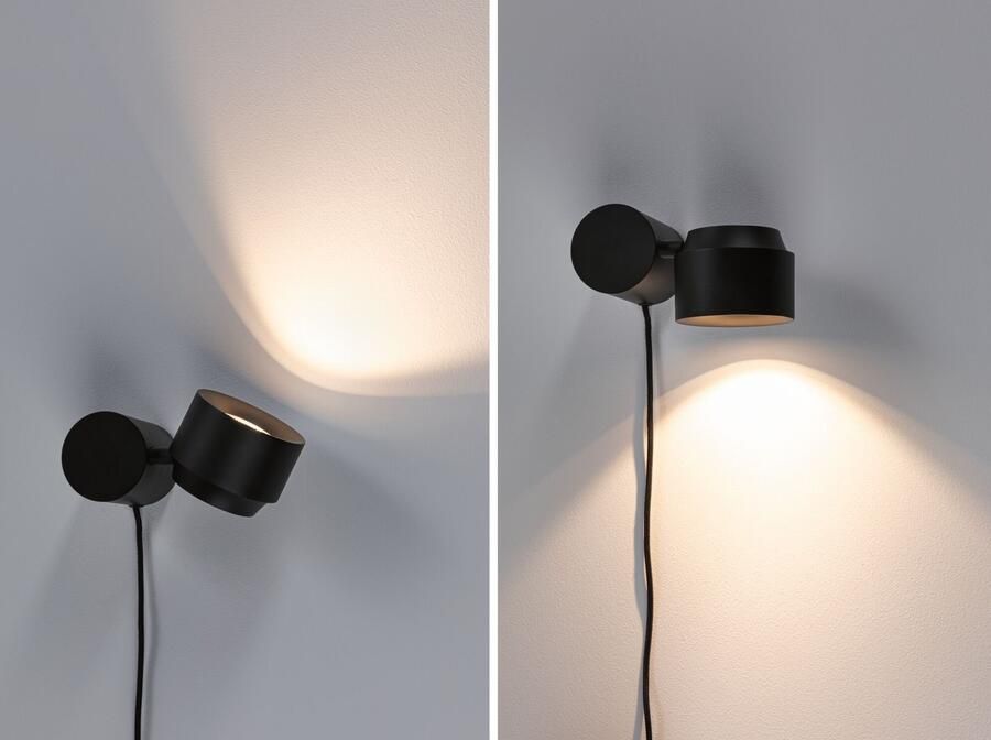 Paulmann Tafellamp Puric Pane LED dimbaar zwart grijs metaal (1 stuk) - Foto 8