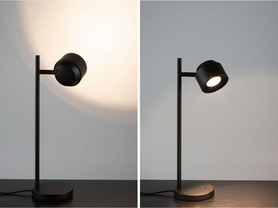 Paulmann Tafellamp Puric Pane LED dimmable black aluminum (1 stuk) - Foto 2