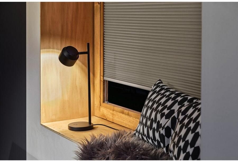 Paulmann Tafellamp Puric Pane LED dimmable black aluminum (1 stuk) - Foto 3