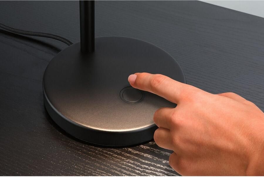 Paulmann Tafellamp Puric Pane LED dimmable black aluminum (1 stuk) - Foto 4