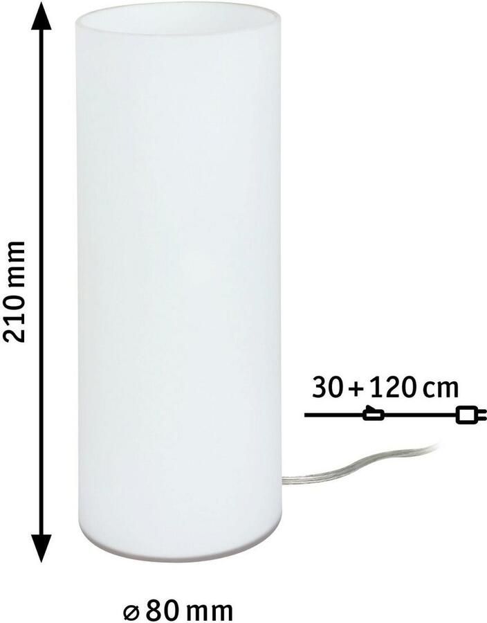 Paulmann Tafellamp Table&Desk Noora max.1x42W E14 Opal 230V Glas (1 stuk) - Foto 3