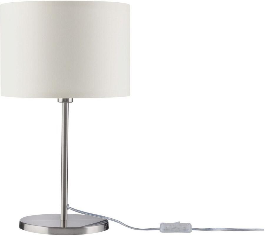 Paulmann Tafellamp Tessa max.1x40W E14 Crème Geborsteld ijzer 230V Metaal Stof (1 stuk) - Foto 6