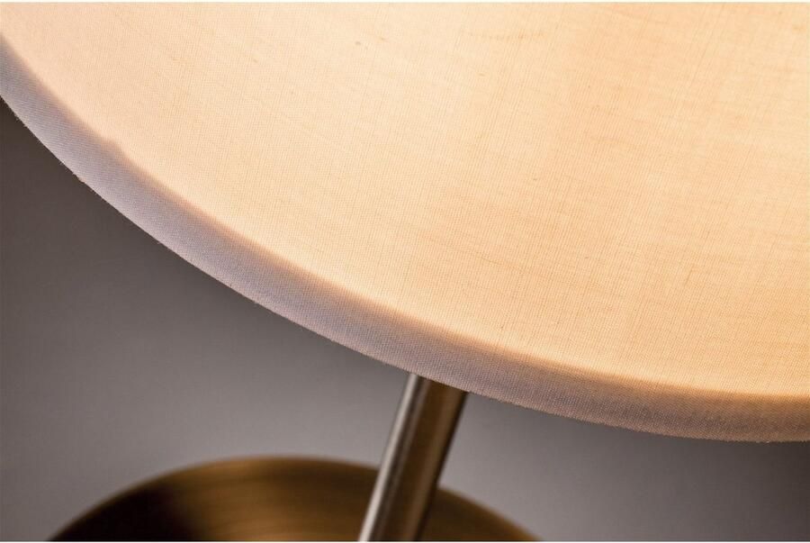 Paulmann Tafellamp Tessa max.1x40W E14 Crème Geborsteld ijzer 230V Metaal Stof (1 stuk) - Foto 5