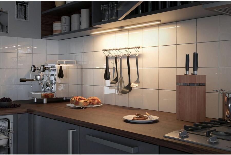 Paulmann Verlichting voor onderkast Clever Connect Spot Barre 350mm 3 5W 12V chroom mat kunststof (1 stuk) - Foto 3