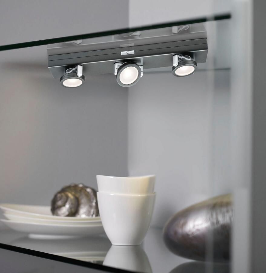 Paulmann Verlichting voor onderkast LED Rotate 3-delige Spot dimbaar op batterijen (1 stuk)