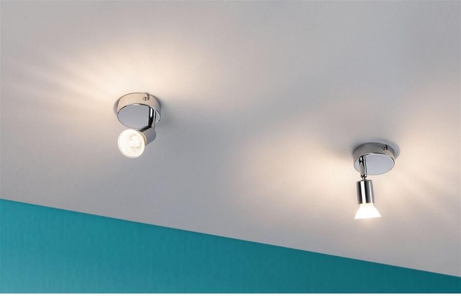 Paulmann Wandlamp Carolina Spotlight IP44 max. 1x10W chroom 230V metaal GU 10 (1 stuk) - Foto 7