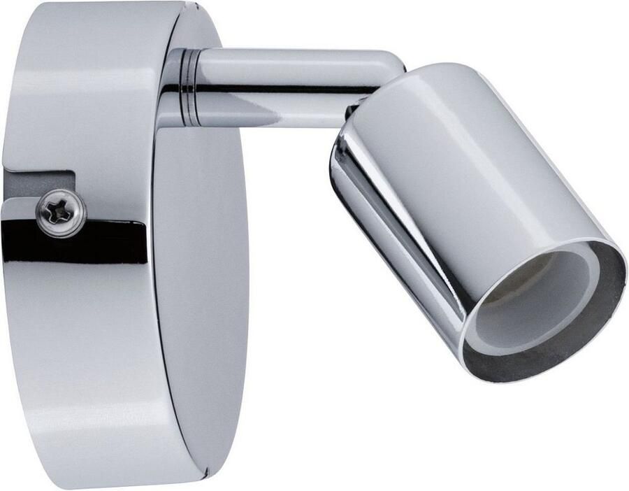 Paulmann Wandlamp Carolina Spotlight IP44 max. 1x10W chroom 230V metaal GU 10 (1 stuk)