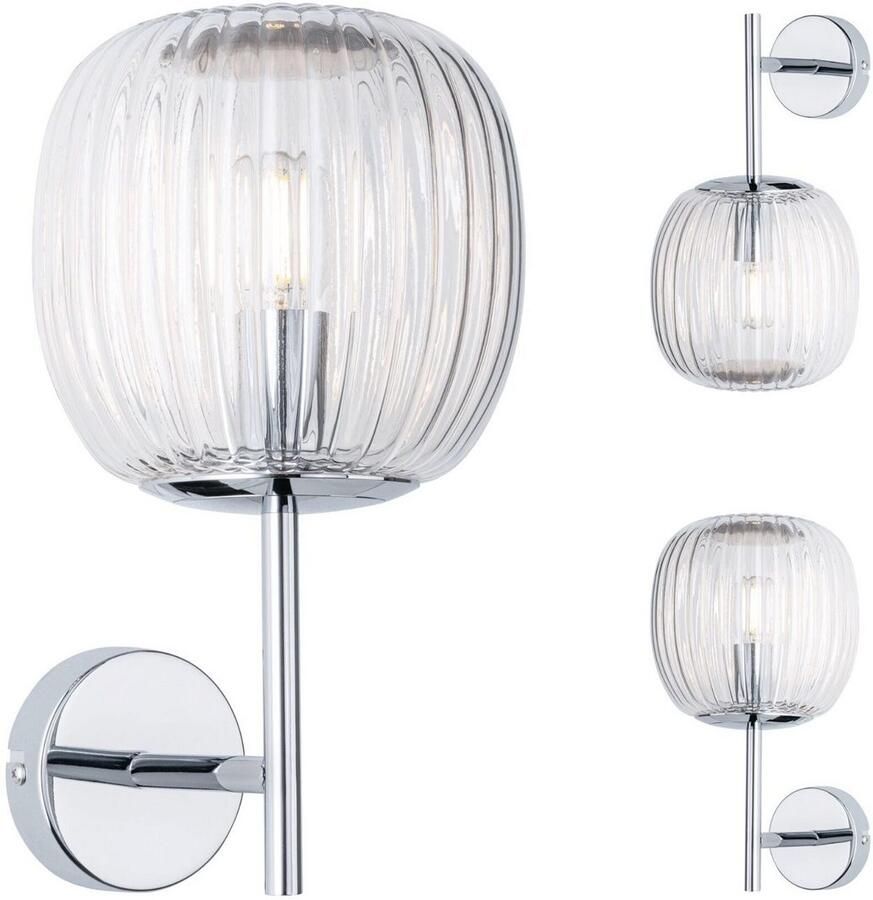 Paulmann Wandlamp Ruya IP44 E14 230V max. 20W Glas Chroom (1 stuk) - Foto 2