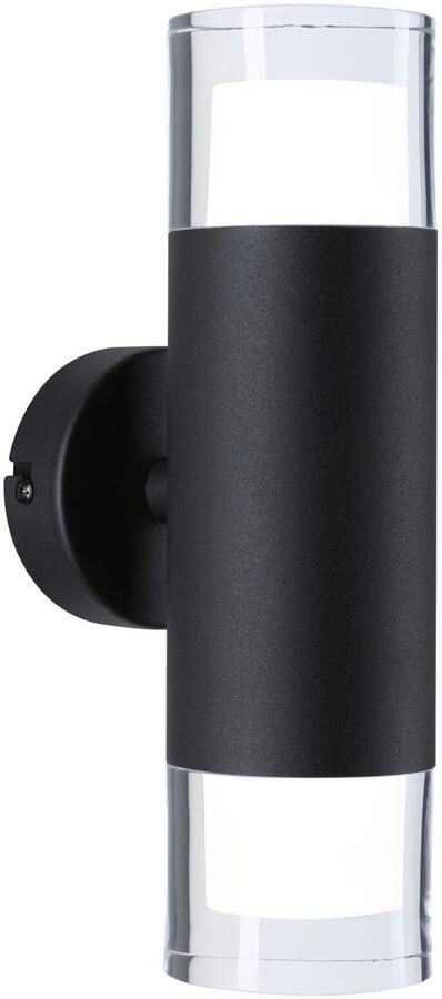 Paulmann Wandlamp Selection badkamer wand- plafondlamp Kame IP44 signal zwart 2 stuks (1 stuk)