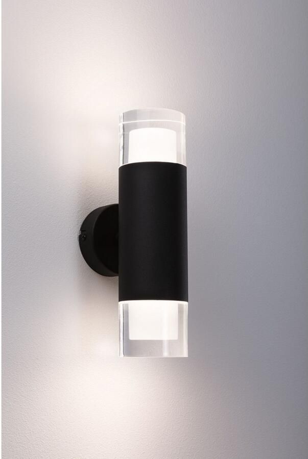 Paulmann Wandlamp Selection badkamer wand- plafondlamp Kame IP44 signal zwart 2 stuks (1 stuk) - Foto 4