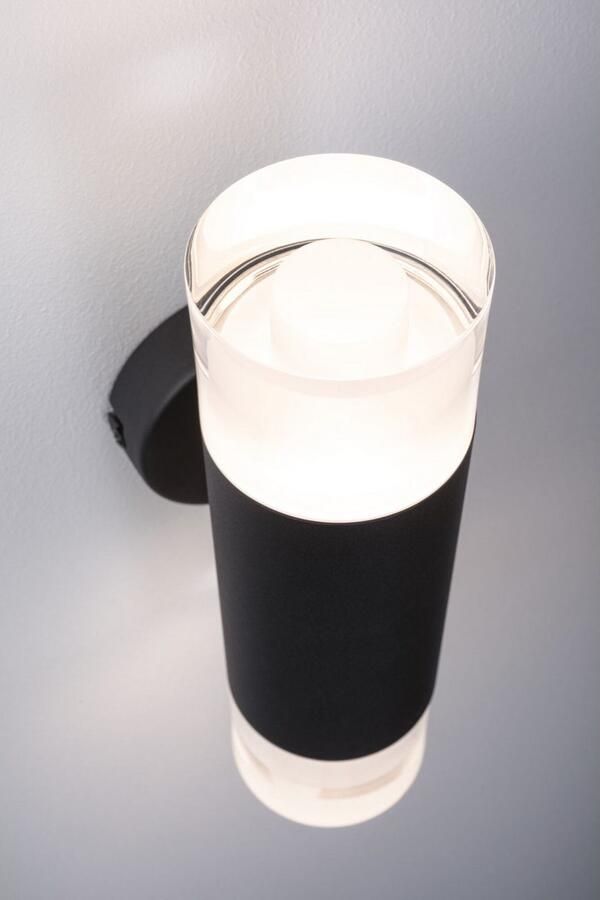Paulmann Wandlamp Selection badkamer wand- plafondlamp Kame IP44 signal zwart 2 stuks (1 stuk) - Foto 6