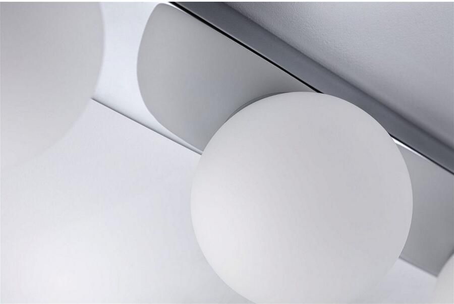 Paulmann Wandlamp Selection Bathroom Gove IP44 max. 3x20W Balken Glas Metaal (1 stuk) - Foto 5