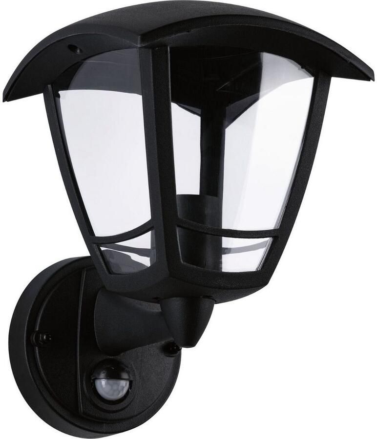 Paulmann Wandlamp voor buiten Classic Curved IP44 vierkant 164x180mm max. 12W 230V zwart kunststof (1 stuk)