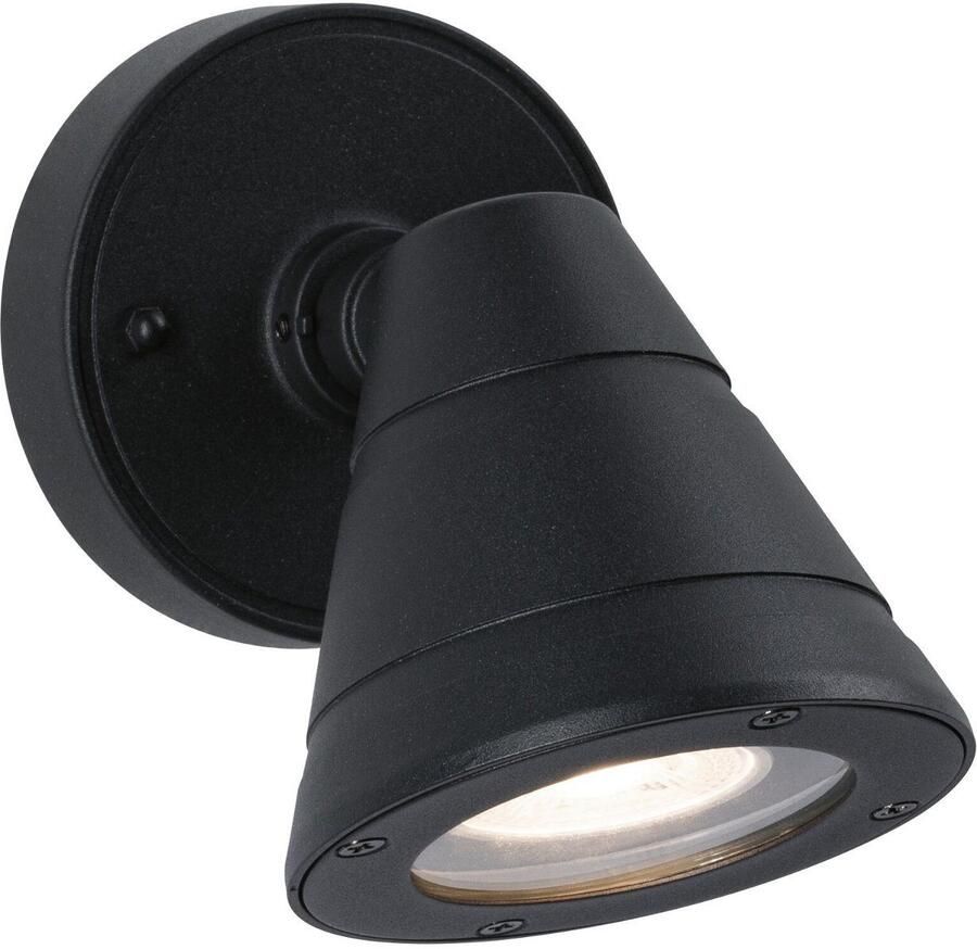 Paulmann Wandlamp voor buiten Trian IP44 rond 100x125mm max. 35W 230V antraciet aluminium (1 stuk) - Foto 8