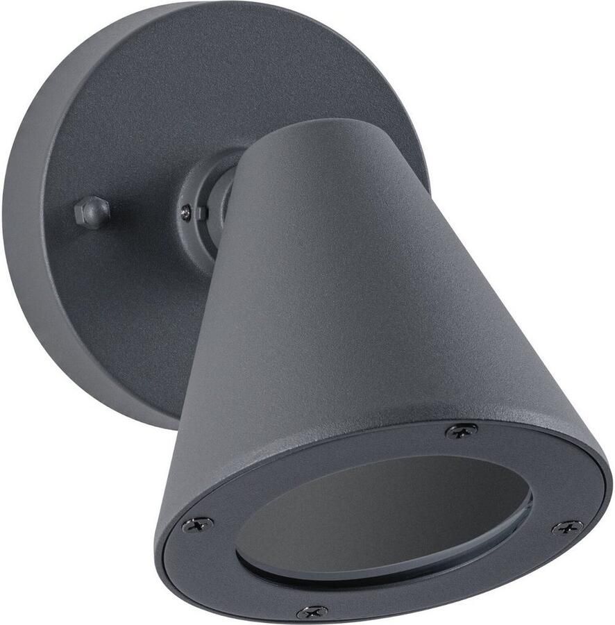 Paulmann Wandlamp voor buiten Trian IP44 rond 100x125mm max. 35W 230V antraciet aluminium (1 stuk)