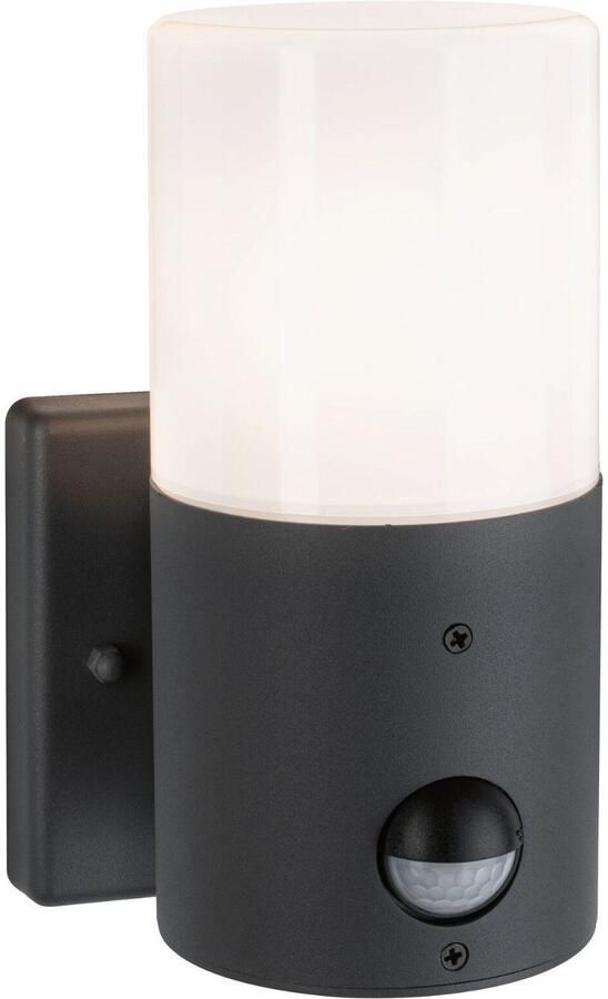 Paulmann Wandlamp voor buiten Tubs IP44 rond 105x130mm max. 15W 230V Grijs mat Metaal Kunststof (1 stuk) - Foto 6