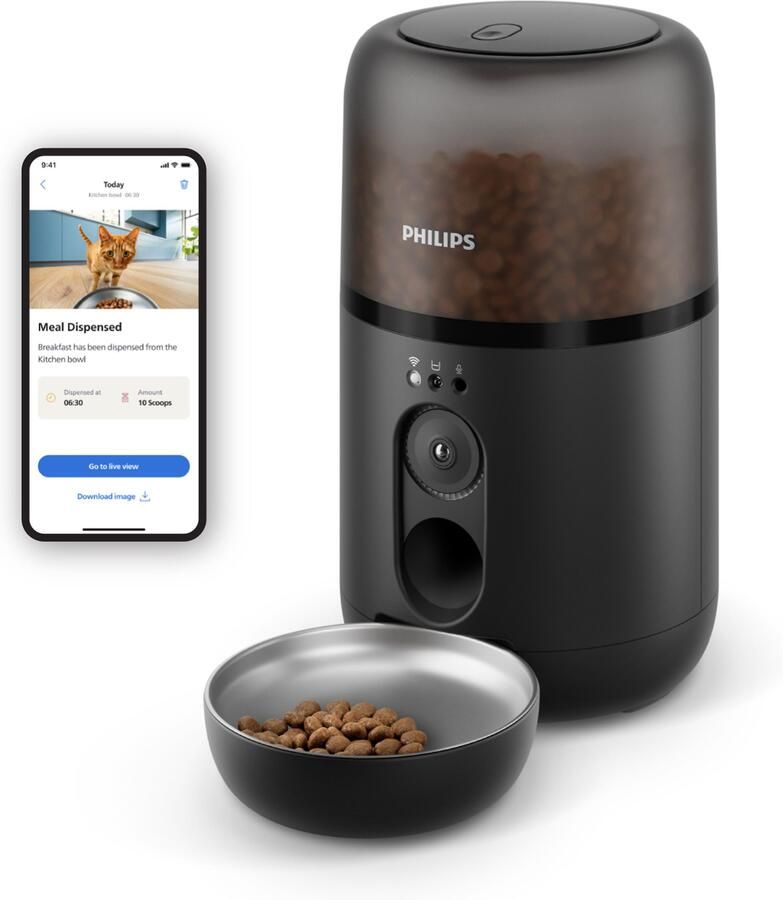 Philips Voerautomaat PAW5320 02 Pet Series met Camera 4 5l voor Katten en kleine Honden - Foto 9