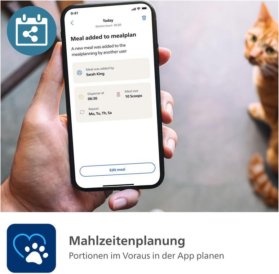 Philips Voerautomaat PAW5320 02 Pet Series met Camera 4 5l voor Katten en kleine Honden - Foto 2