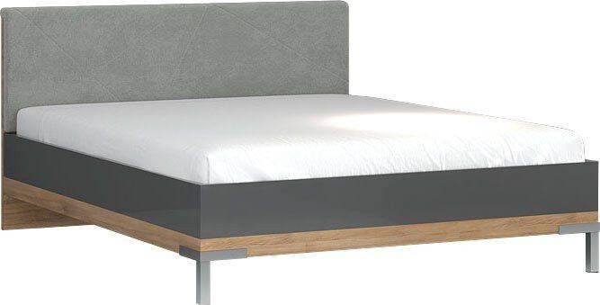 Places of Style Bedframe Onyx met een bekleed hoofdbord ligoppervlak 160x200 cm - Foto 7