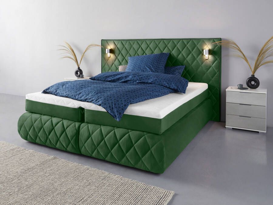 Places of Style Boxspring Alaric naar keuze met en zonder stralen topmatras pocketvering - Foto 12