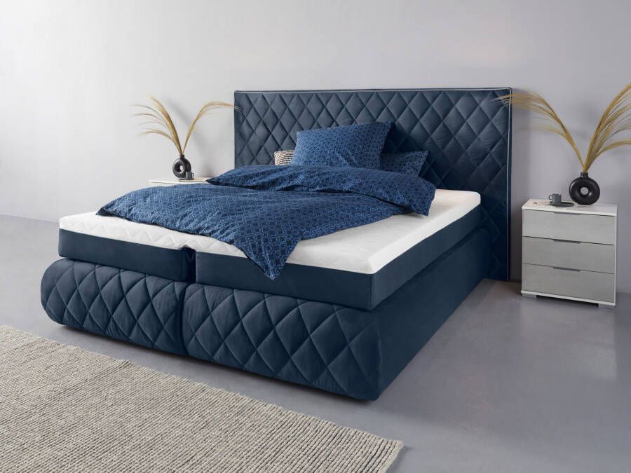 Places of Style Boxspring Alaric naar keuze met en zonder stralen topmatras pocketvering