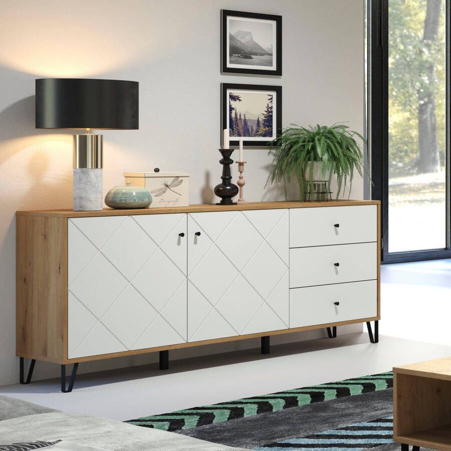 Places of Style Dressoir Touch Freeswerk in ruit-look