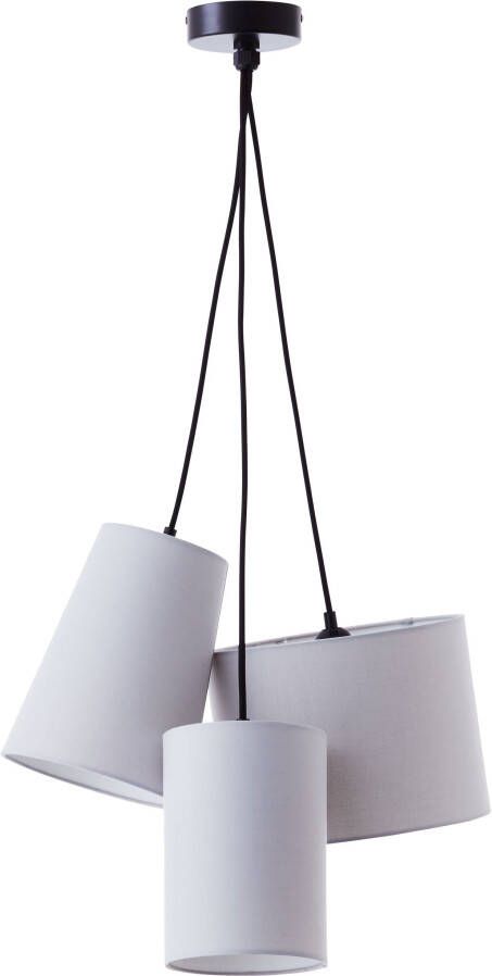 Places of Style Hanglamp ELIJAH Hanglamp textielen kap ø 44 cm (1 stuk) - Foto 1