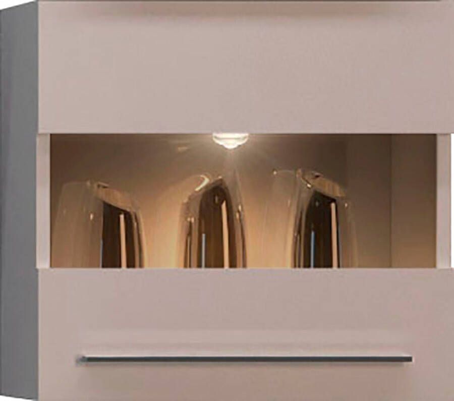 Places of Style Hangende vitrinekast Piano met en zonder glaselement uv gelakt soft-close b h:59 7 57 4 cm - Foto 5