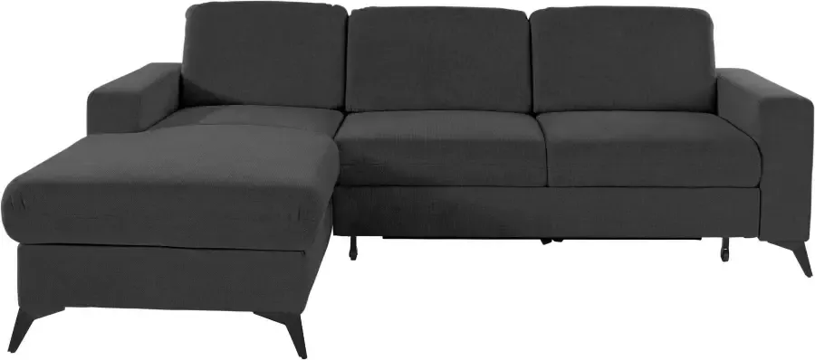 Places of Style Hoekbank Lolland Naar keuze met slaapfunctie en bedkist binnenvering ook met afwasbare bekleding