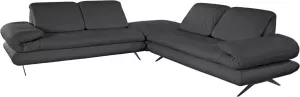 Places of Style Hoekbank Milano gelijkbenig naar keuze met verstelbare armleuning en rugleuning