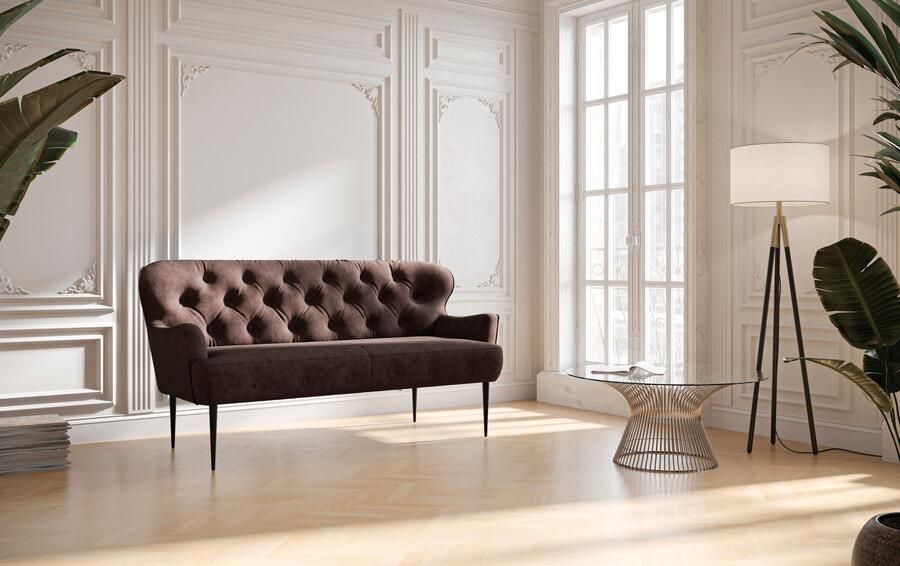 Places of Style 2 5-zits Amber met capitonnage in verschillende stofsoorten - Foto 6