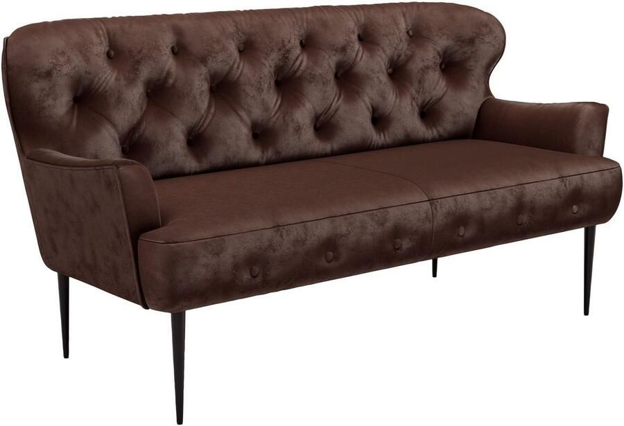 Places of Style 2 5-zits Amber met capitonnage in verschillende stofsoorten - Foto 3