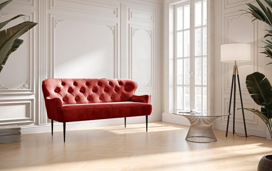 Places of Style 2 5-zits Amber met capitonnage in verschillende stofsoorten - Foto 6