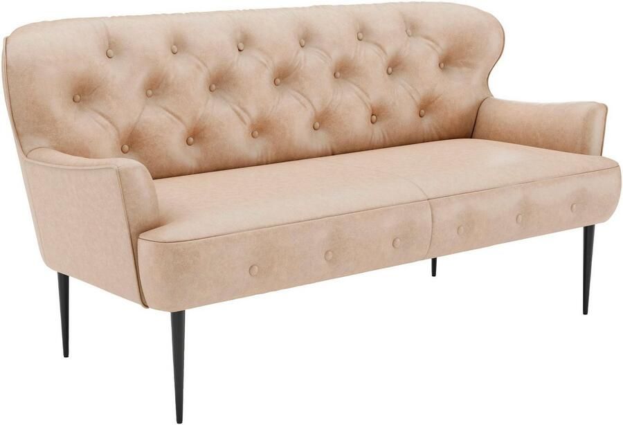 Places of Style 2 5-zits Amber met capitonnage in verschillende stofsoorten - Foto 3