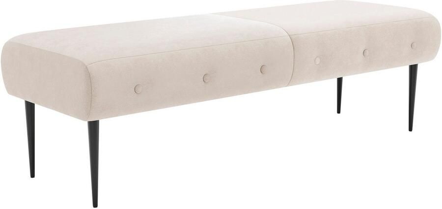 Places of Style 2 5-zits Amber met capitonnage in verschillende stofsoorten - Foto 3