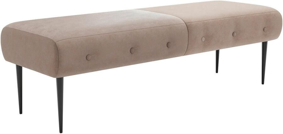 Places of Style 2 5-zits Amber met capitonnage in verschillende stofsoorten - Foto 3