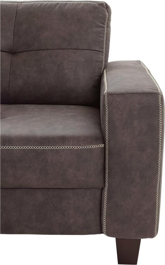 Places of Style 2 5-zitsbank Varese met dwarsnaad en veerkern - Foto 11