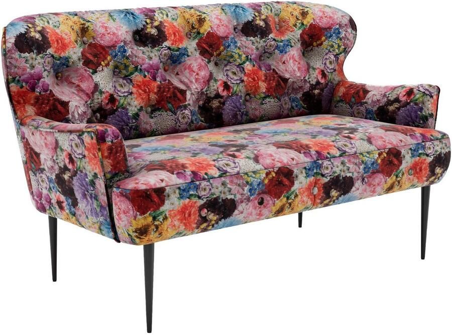 Places of Style 2-zitsbank Amber met capitonnage in verschillende stofsoorten - Foto 4