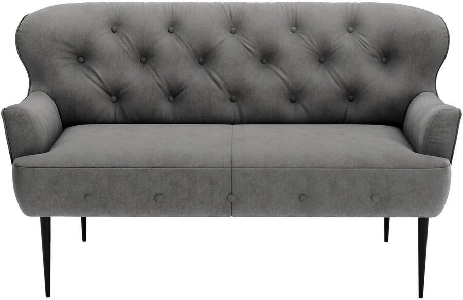 Places of Style 2-zitsbank Amber met capitonnage in verschillende stofsoorten - Foto 6