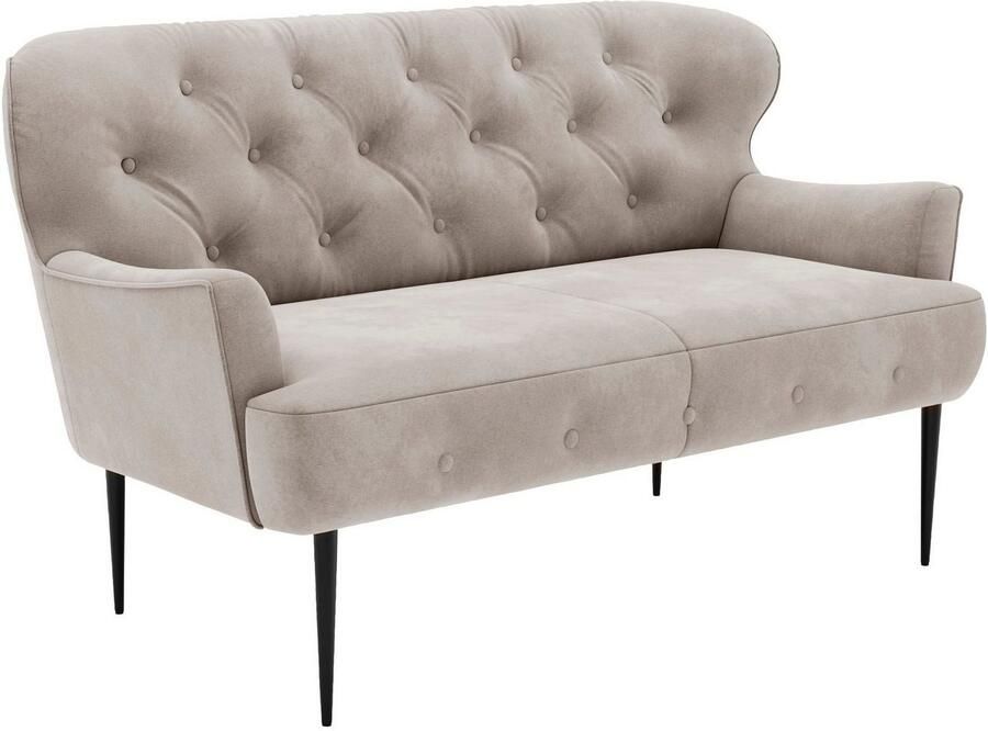 Places of Style 2-zitsbank Amber met capitonnage in verschillende stofsoorten - Foto 4