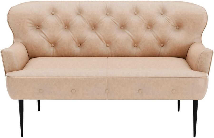 Places of Style 2-zitsbank Amber met capitonnage in verschillende stofsoorten - Foto 6