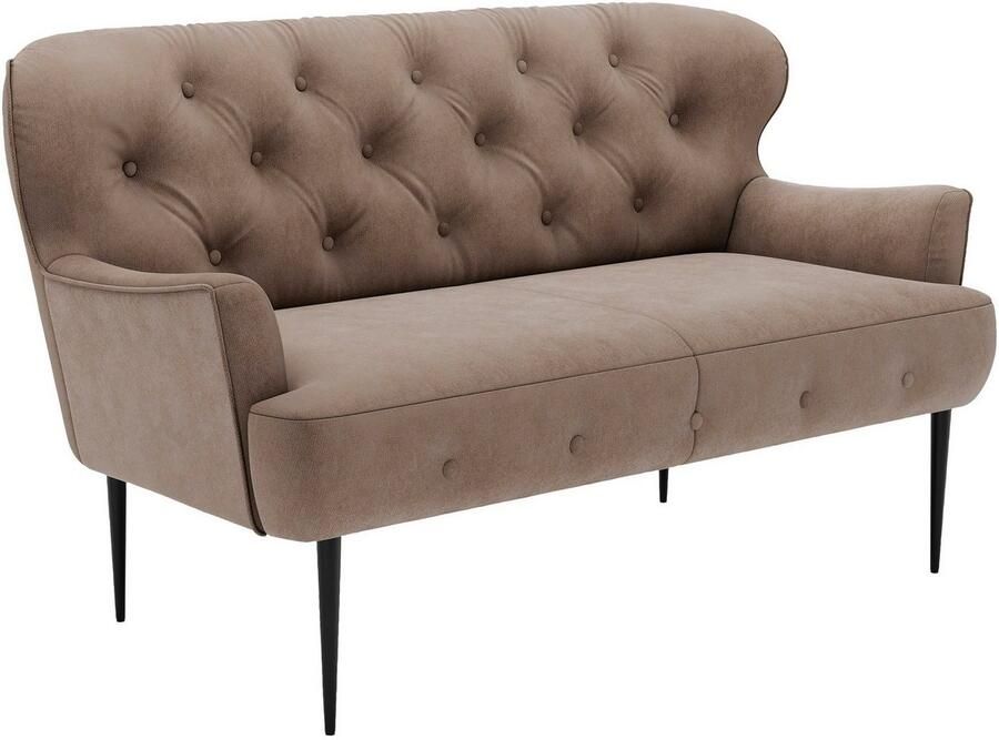 Places of Style 2-zitsbank Amber met capitonnage in verschillende stofsoorten - Foto 4