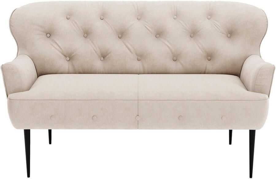 Places of Style 2-zitsbank Amber met capitonnage in verschillende stofsoorten - Foto 6