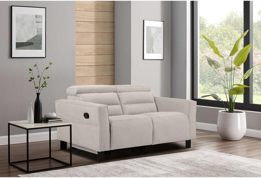 Places of Style 2-zitsbank Carpari 162 cm met handmatige of elektrische relaxfunctie - Foto 13