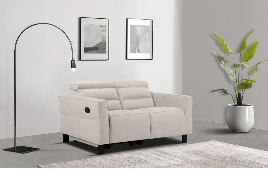 Places of Style 2-zitsbank Carpari 162 cm met handmatige of elektrische relaxfunctie - Foto 5