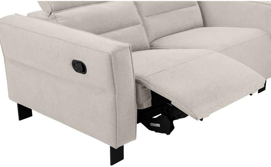 Places of Style 2-zitsbank Carpari 162 cm met handmatige of elektrische relaxfunctie - Foto 6