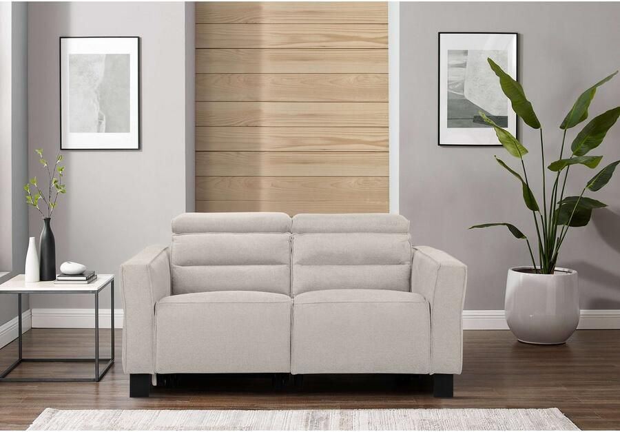 Places of Style 2-zitsbank Carpari 162 cm met handmatige of elektrische relaxfunctie - Foto 3