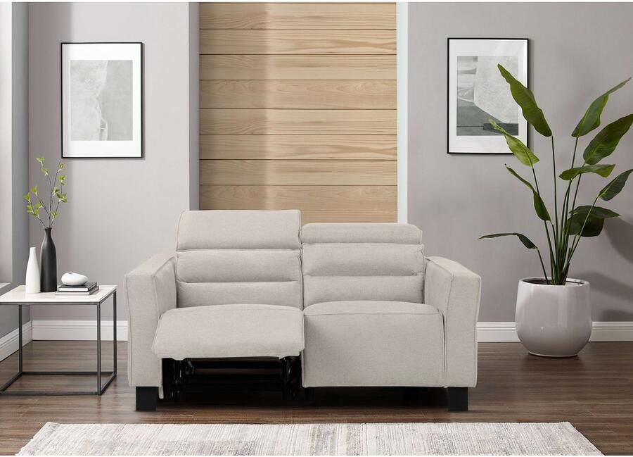 Places of Style 2-zitsbank Carpari 162 cm met handmatige of elektrische relaxfunctie - Foto 2