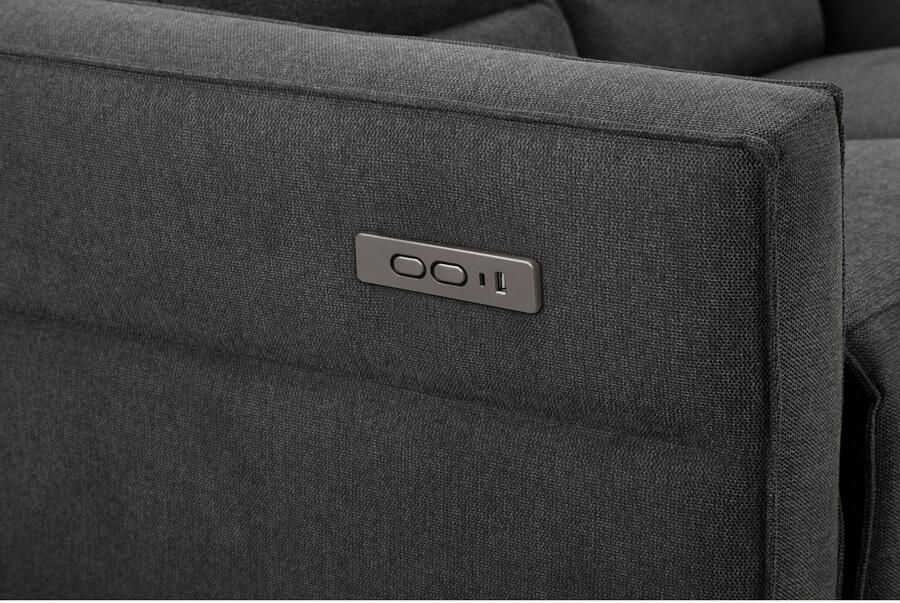 Places of Style 2-zitsbank Carpari 162 cm met handmatige of elektrische relaxfunctie - Foto 4